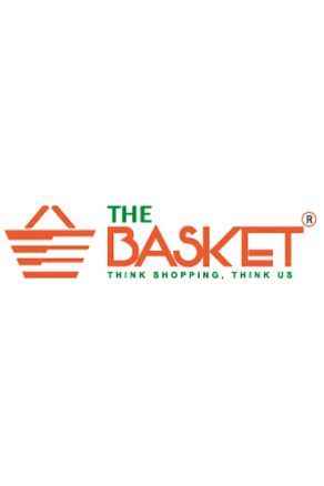 The Basket Online Grocery Shopping Logo Design